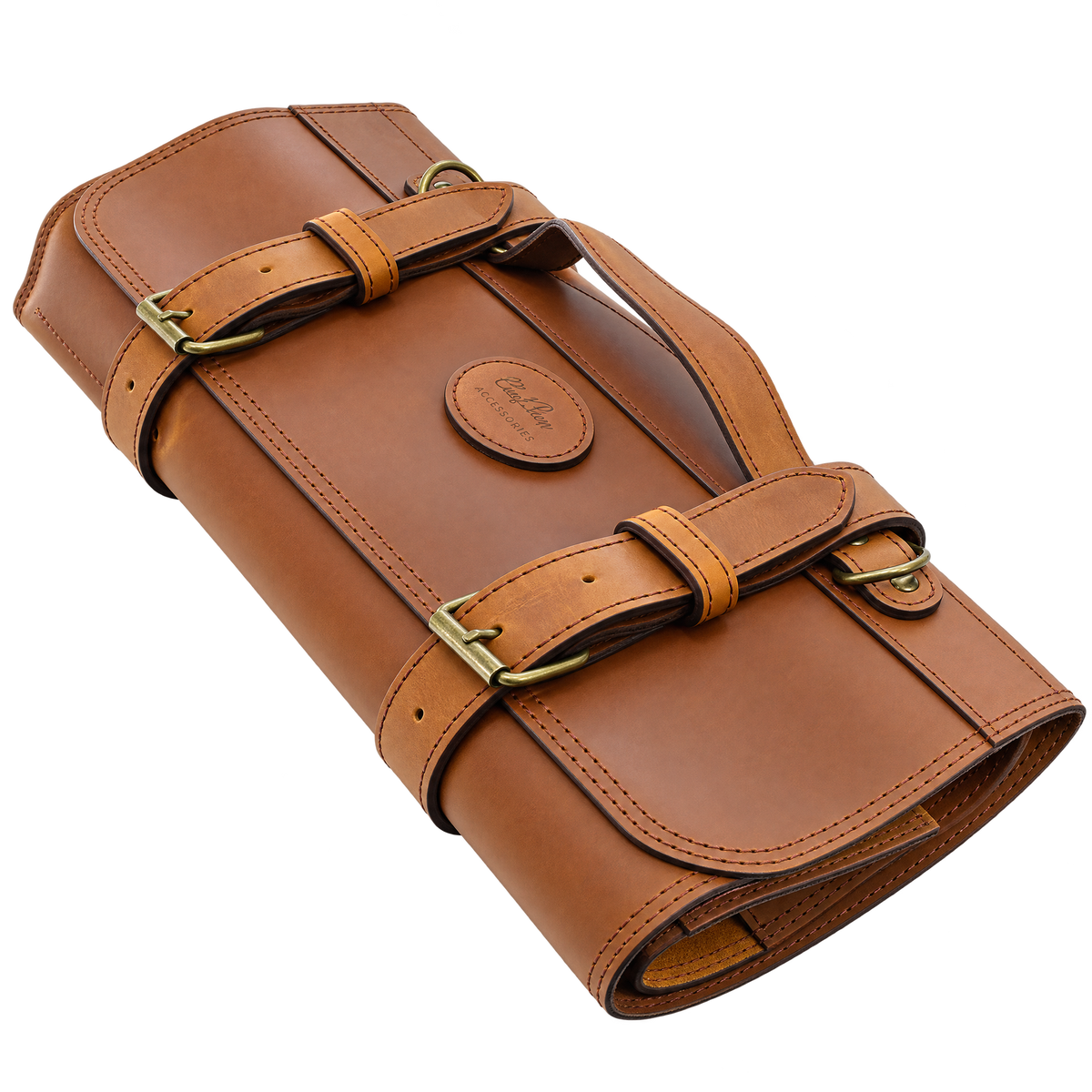 Leather Knife Bag Side